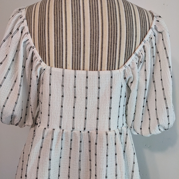 Madewell pufffy sleeve white top nwot - Picture 9 of 15
